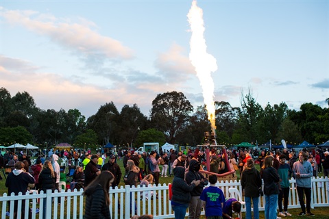 Mansfield High Country Festival event crowd