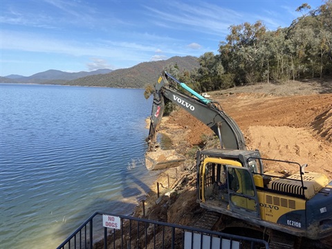 Earthworks at the Goughs Bay Boat Club.jpeg