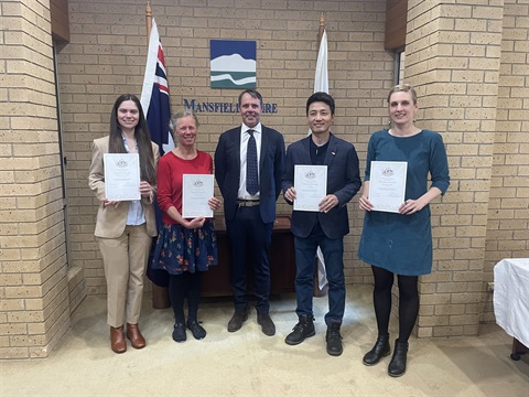 Image - Conferees & Mayor Tehan at Citizenship Ceremony.jpg